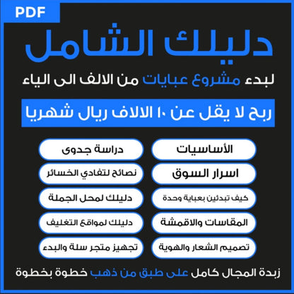 دليلك الشامل لبدء مشروع العبايات – من الفكرة إلى أول أرباحك بخطة واضحة وواقعية 👗💰